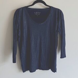 Ann Taylor Loft 3/4 sleeve t shirt